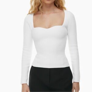 Babaton Sculpt Knit Sweetheart Longsleeve